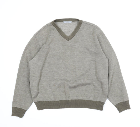 M&S Mens Green   Pullover Jumper Size M