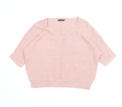 Select Womens Pink   Pullover Jumper Size L