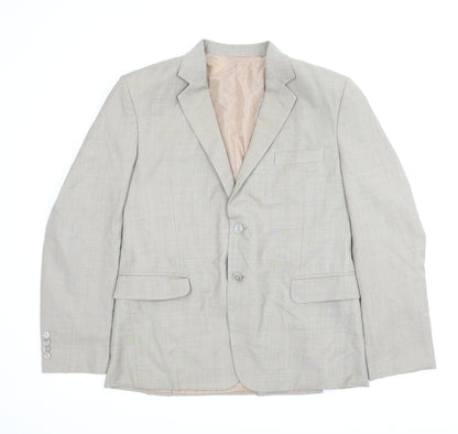 Amar Mens Brown   Jacket Suit Jacket Size 40