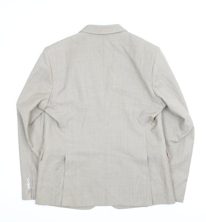 Amar Mens Brown   Jacket Suit Jacket Size 40