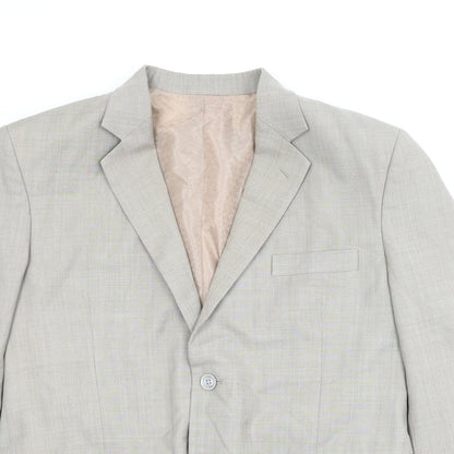 Amar Mens Brown   Jacket Suit Jacket Size 40