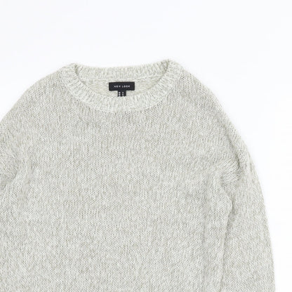 New Look Womens Grey   Pullover Jumper Size S