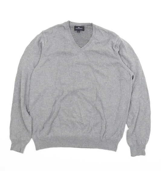M&S Mens Grey   Pullover Jumper Size M