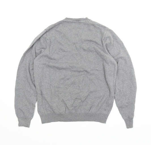 M&S Mens Grey   Pullover Jumper Size M