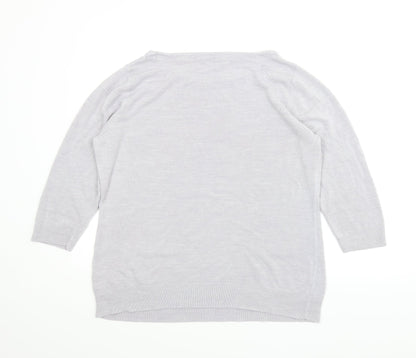 BHS Womens Grey   Pullover Jumper Size 18