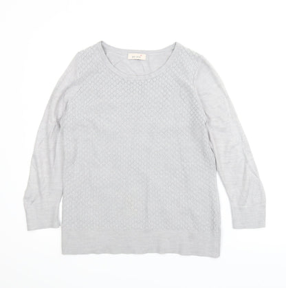 Per Una Womens Grey   Pullover Jumper Size M