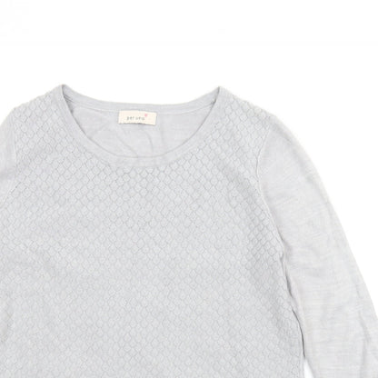 Per Una Womens Grey   Pullover Jumper Size M