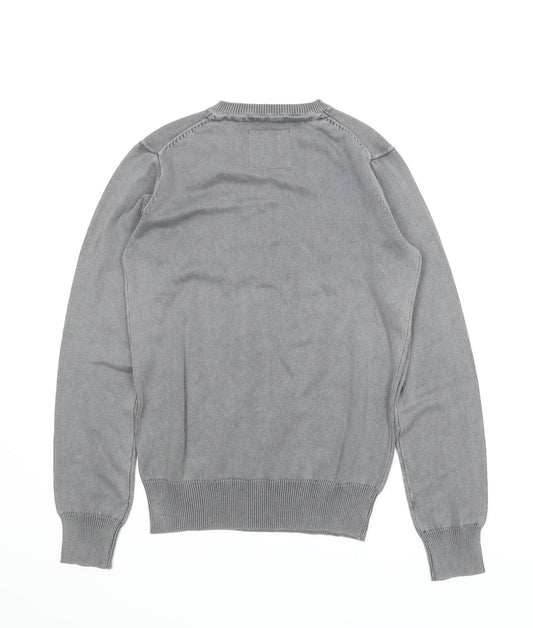 H&M Mens Grey   Pullover Jumper Size S