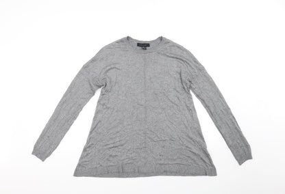 Womens UK Size 10 Atmosphere Grey Basic T-Shirt