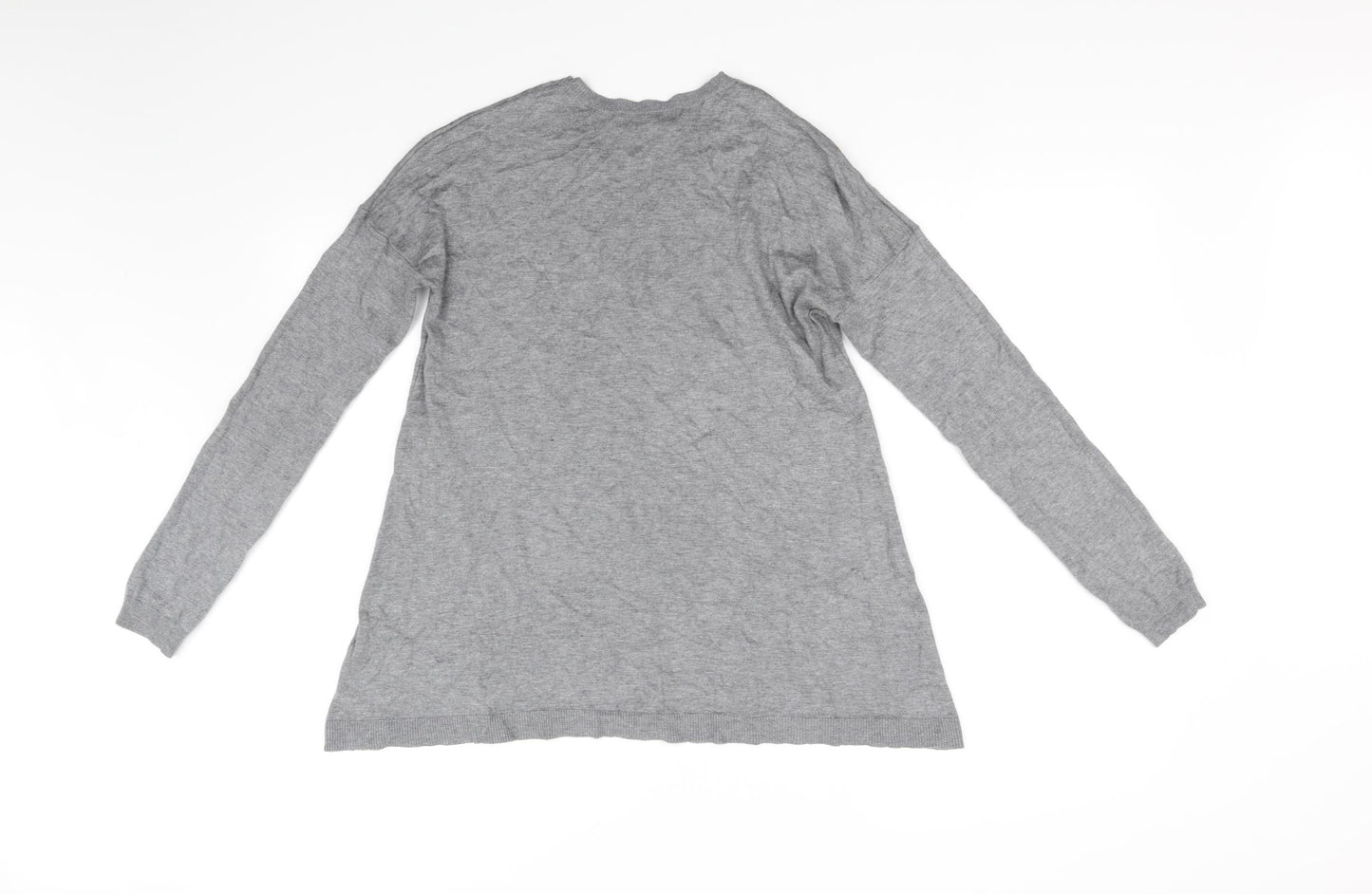 Womens UK Size 10 Atmosphere Grey Basic T-Shirt