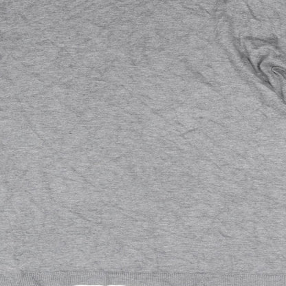 Womens UK Size 10 Atmosphere Grey Basic T-Shirt