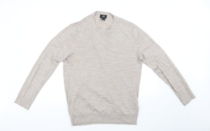 H&M Womens Beige   Pullover Jumper Size M