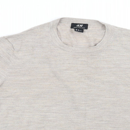 H&M Womens Beige   Pullover Jumper Size M