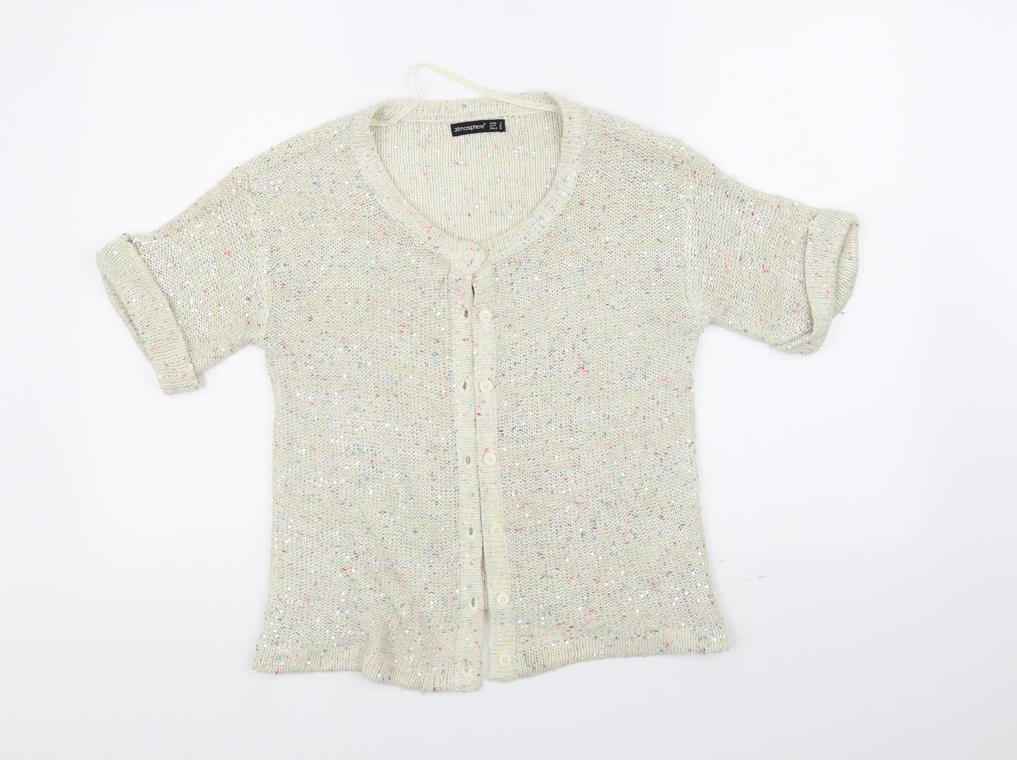 Atmosphere Womens Beige   Cardigan Jumper Size 8