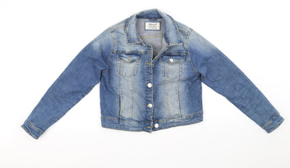 deniem & co Girls Blue   Jacket Coat Size 11-12 Years