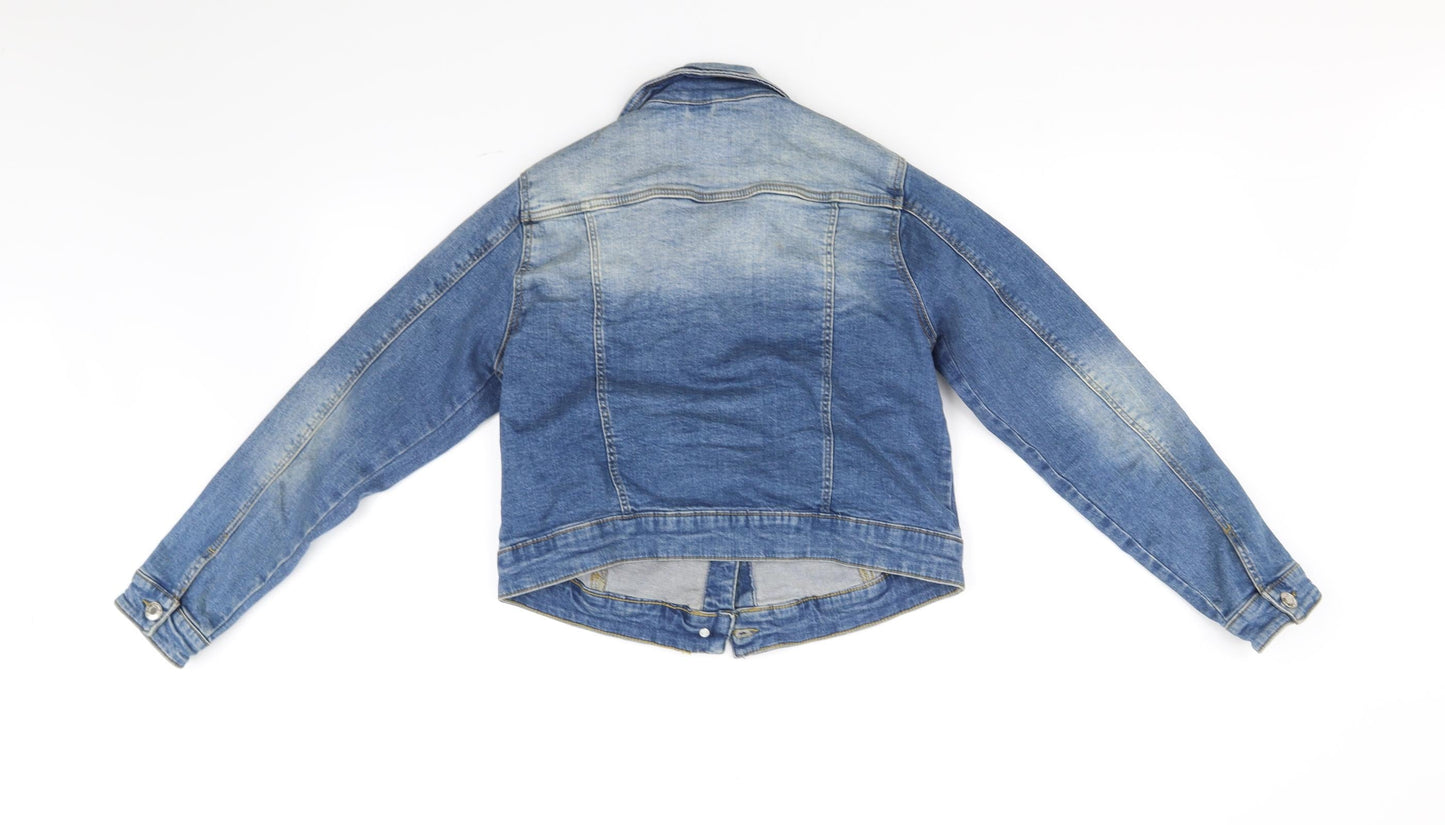 deniem & co Girls Blue   Jacket Coat Size 11-12 Years