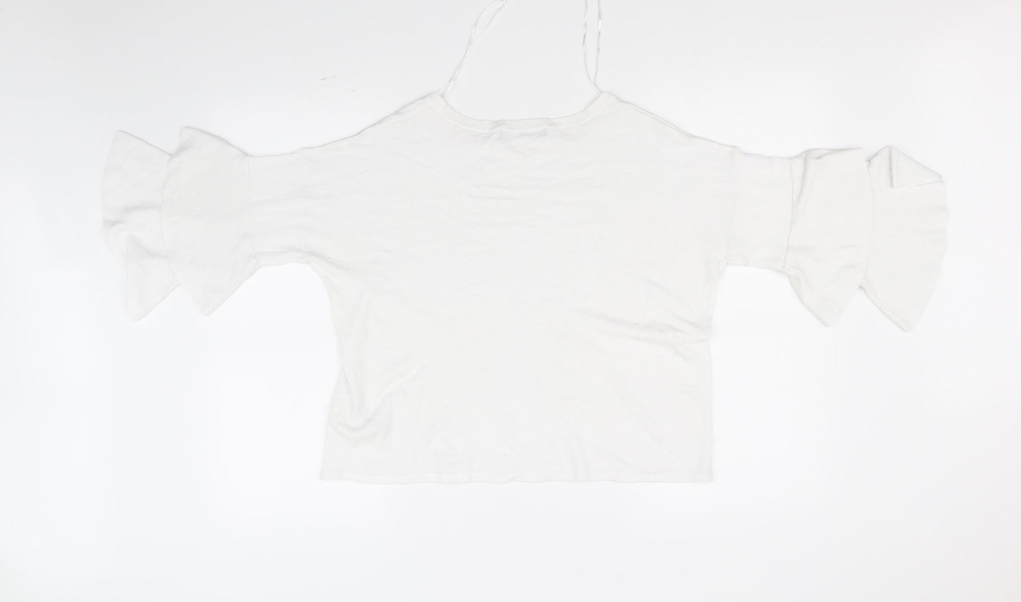 Womens UK Size 14 Marks and Spencer White Basic T-Shirt