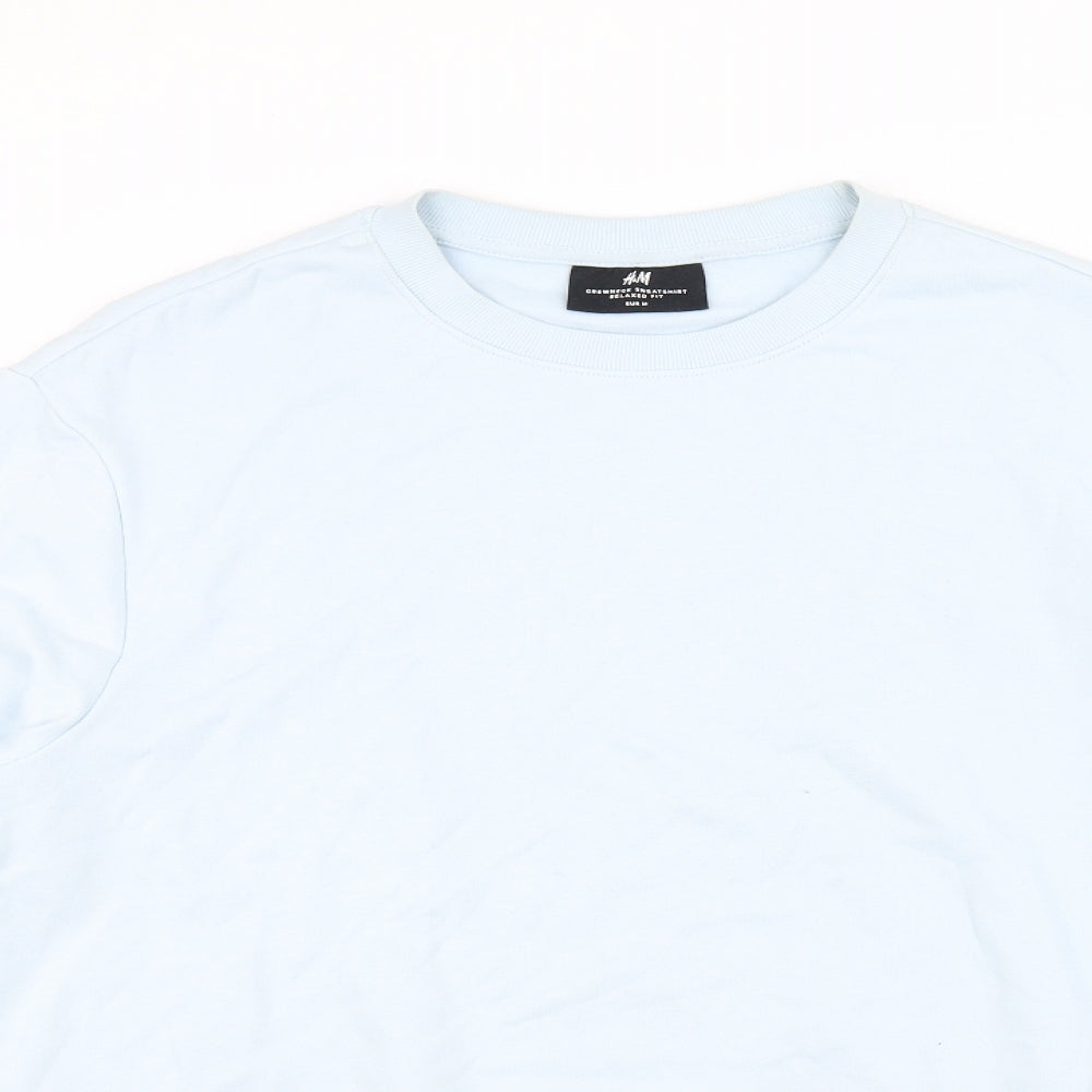 H&M Mens Blue   Pullover Jumper Size M