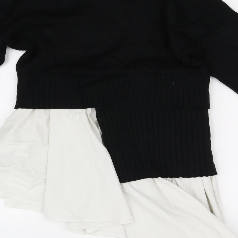 CAMERO ROSE Womens Black   Pullover Jumper Size M