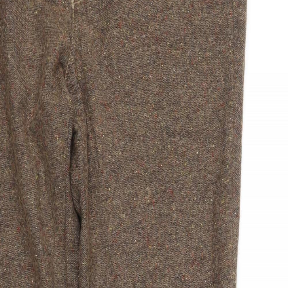 Womens UK Size M ASOS Regular Fit  Brown Trousers