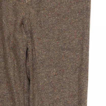 Womens UK Size M ASOS Regular Fit  Brown Trousers