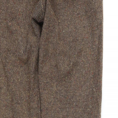 Womens UK Size M ASOS Regular Fit  Brown Trousers