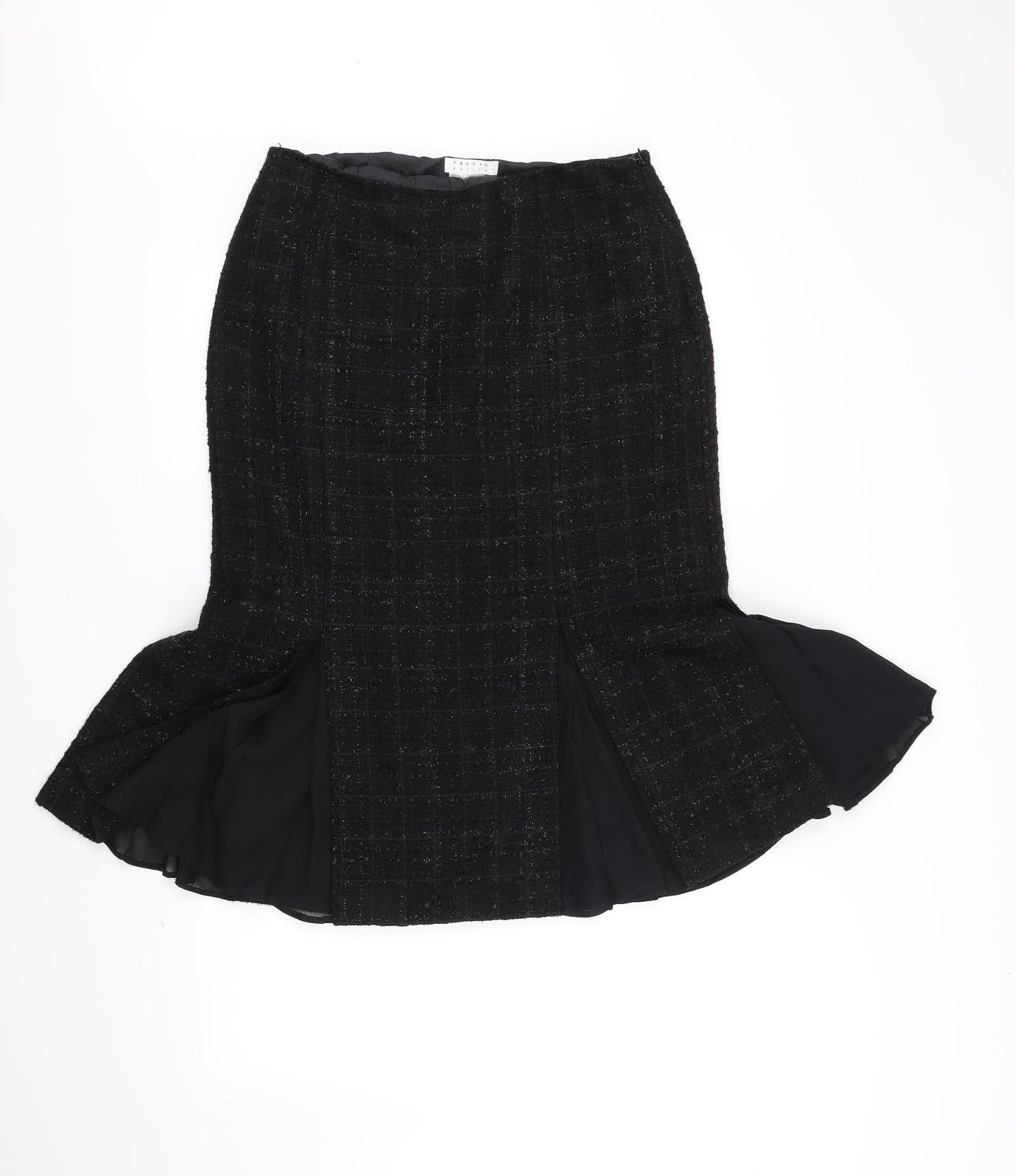 PRECIS PETITE Womens Black   Flare Skirt Size 12