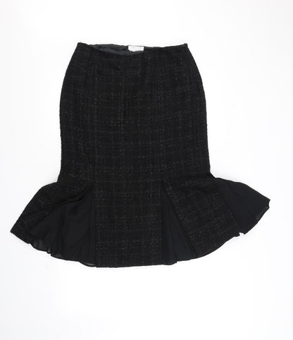 PRECIS PETITE Womens Black   Flare Skirt Size 12