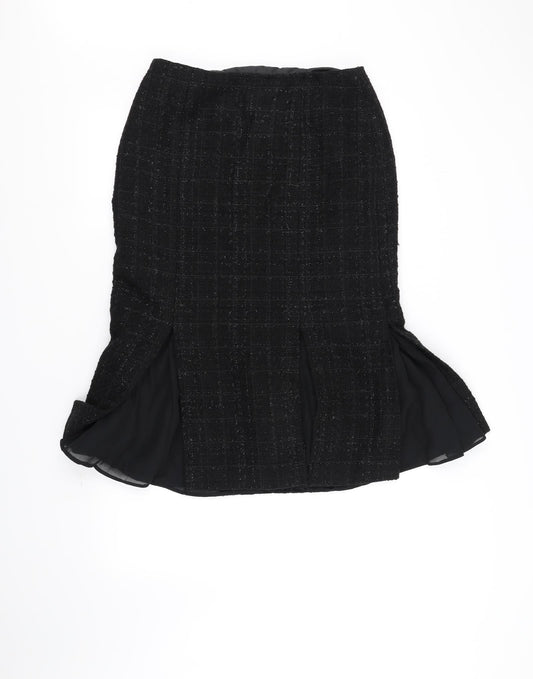 PRECIS PETITE Womens Black   Flare Skirt Size 12
