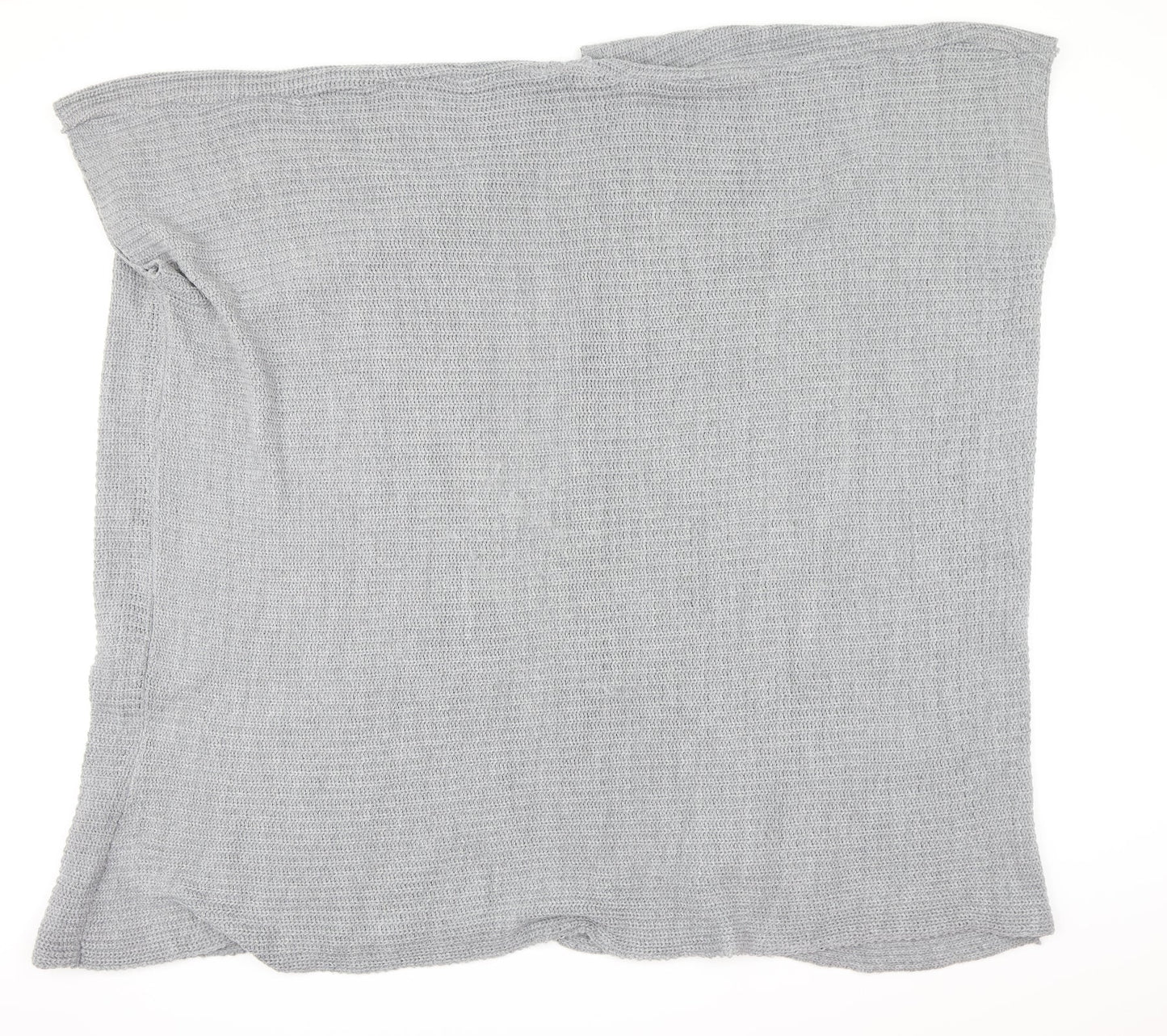 PRETTYLITTLETHING Womens Grey  Knit Cardigan Jumper Size M