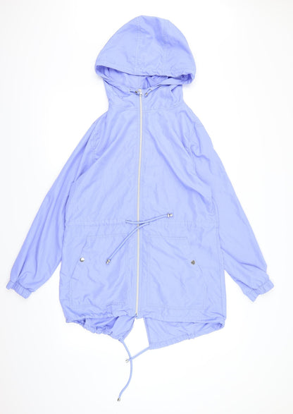 Primark Womens Blue   Overcoat Coat Size 10