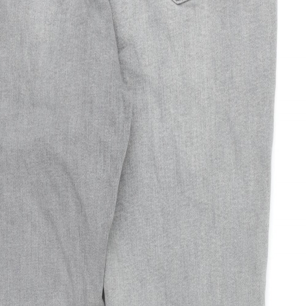 Denim & Co. Womens Grey  Denim Skinny Jeans Size 16 L26 in