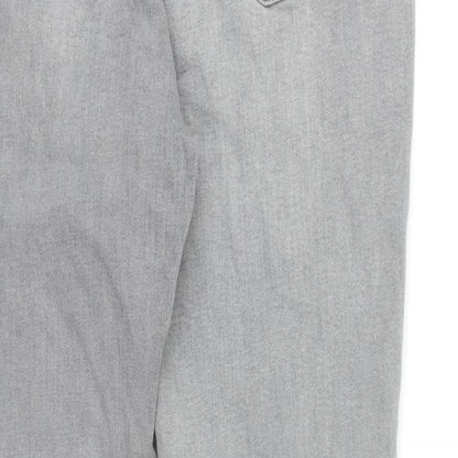 Denim & Co. Womens Grey  Denim Skinny Jeans Size 16 L26 in