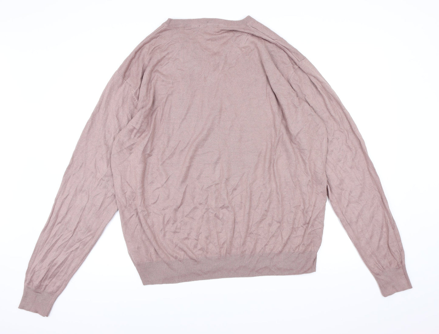 CAPSULE  Mens Pink  Knit Pullover Jumper Size XL