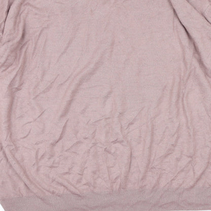 CAPSULE  Mens Pink  Knit Pullover Jumper Size XL