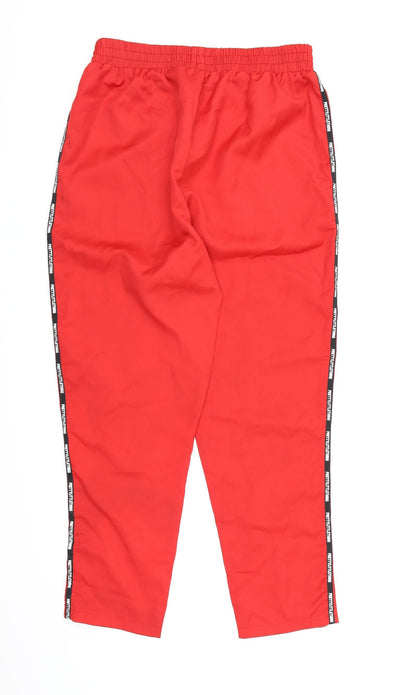 PRETTYLITTLETHING Womens Red   Trousers  Size 16 L28 in