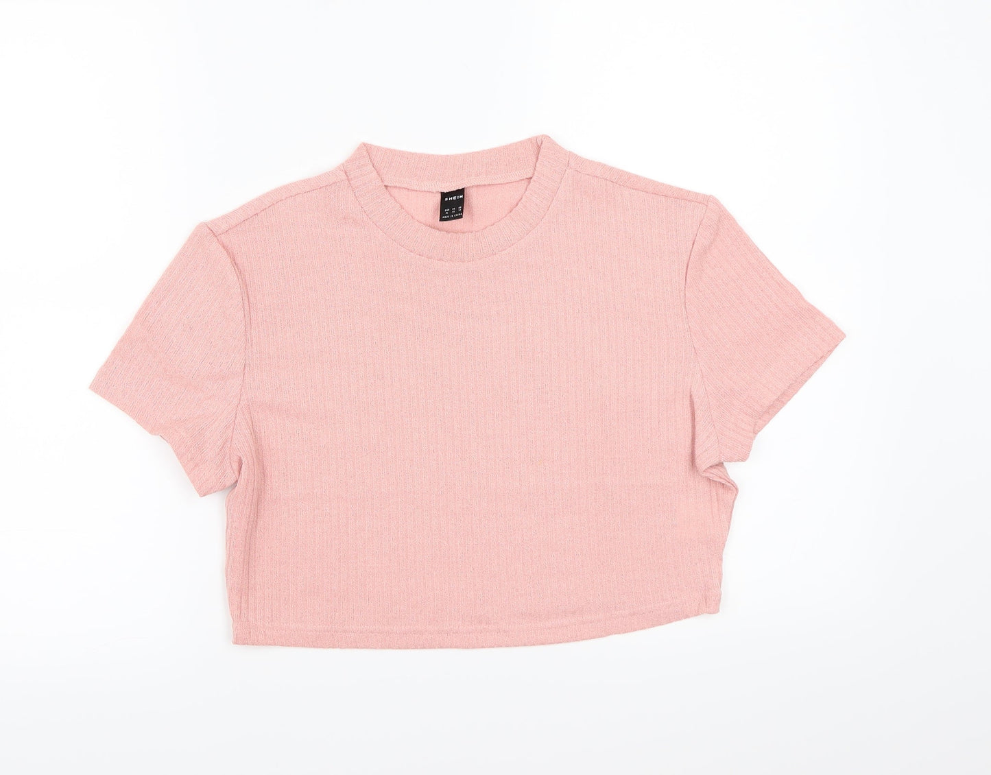 SheIn Womens Pink   Cropped T-Shirt Size XL