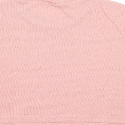 SheIn Womens Pink   Cropped T-Shirt Size XL