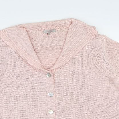 Per Una Womens Pink  Knit Cardigan Jumper Size L