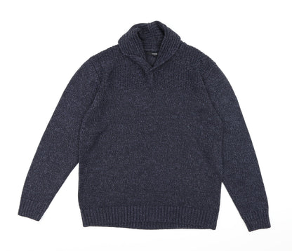 George Mens Blue  Knit Pullover Jumper Size M