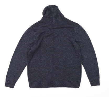 George Mens Blue  Knit Pullover Jumper Size M