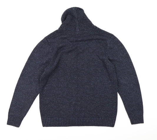 George Mens Blue  Knit Pullover Jumper Size M