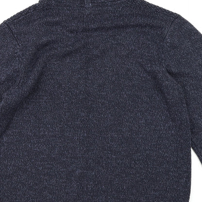 George Mens Blue  Knit Pullover Jumper Size M