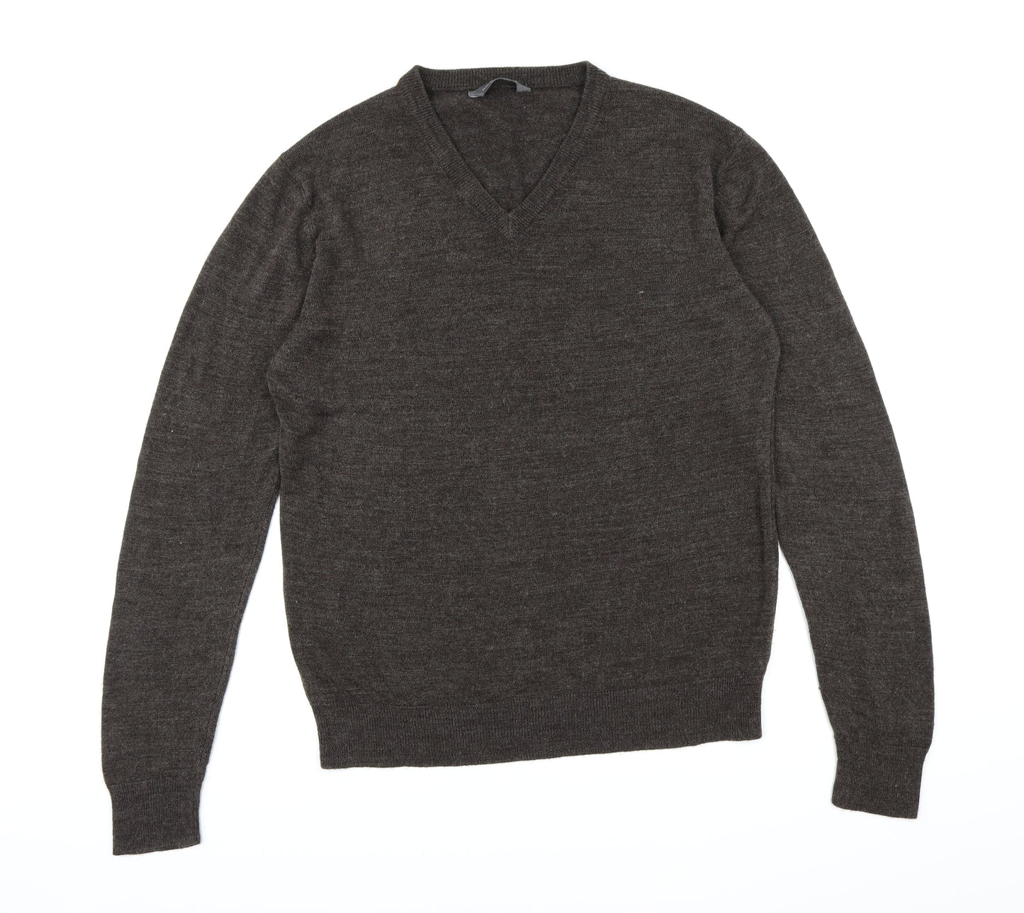 Cedar Wood State Mens Brown  Knit Pullover Jumper Size L