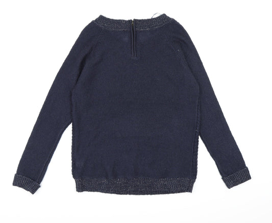 Store Twenty One Womens Blue  Knit Pullover Jumper Size M