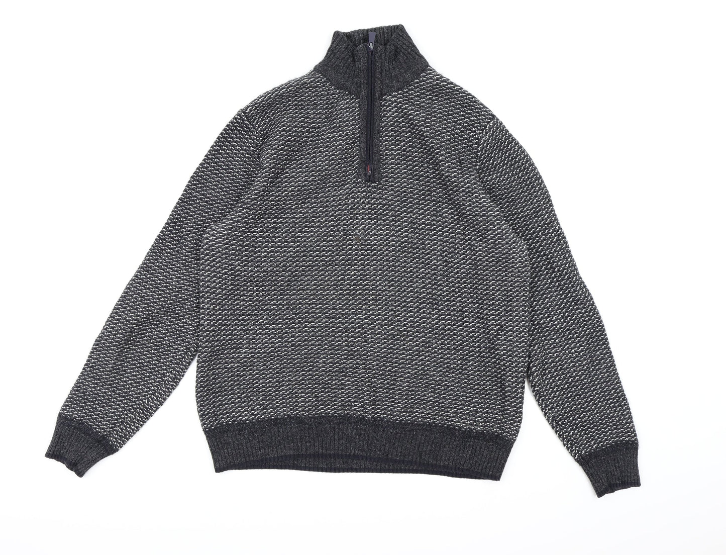 Blue Harbour Mens Blue  Knit Pullover Jumper Size S