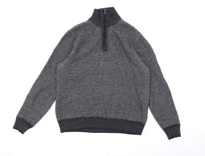 Blue Harbour Mens Blue  Knit Pullover Jumper Size S