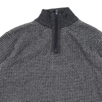 Blue Harbour Mens Blue  Knit Pullover Jumper Size S