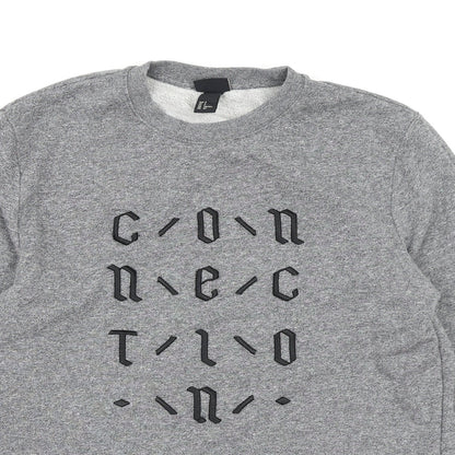Mens UK Size S H&M Grey Pullover Sweatshirt