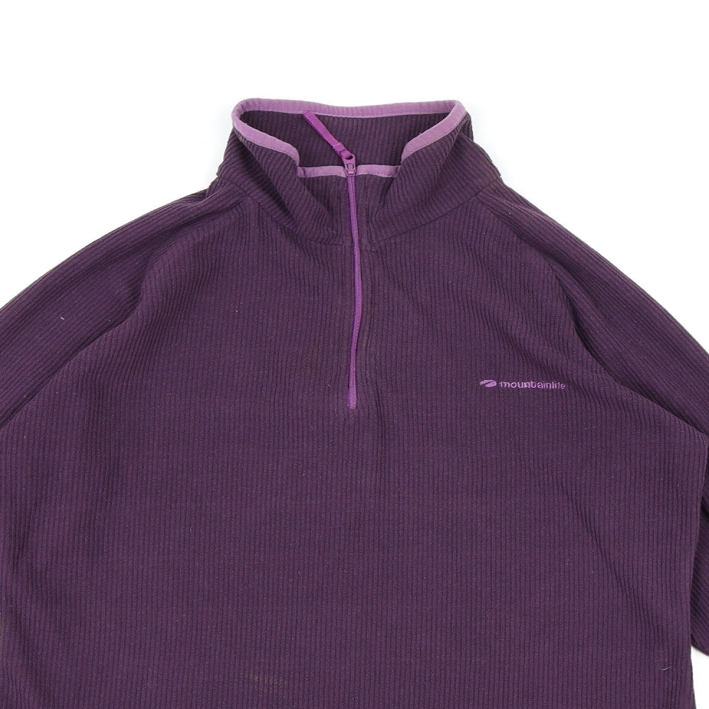 Womens UK Size 10 Mountain Life Purple Jacket